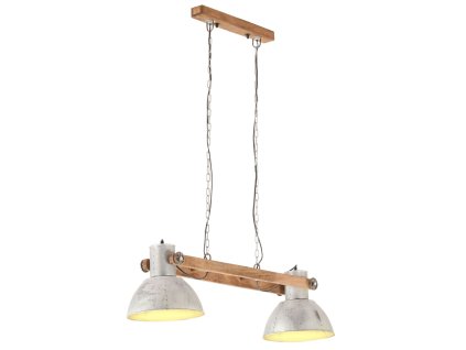 vidaXL Industriální závěsné svítidlo 25 W stříbrné 109 cm E27