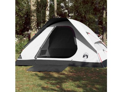 vidaXL Kempingový stan kopule pro 4 osoby bílý zatemňovací nepromokavý