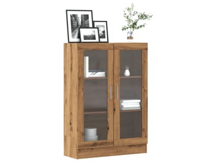 vidaXL Knihovna dub artisan 82,5 x 30,5 x 115 cm kompozitní dřevo