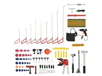 vidaXL 76dílná sada nářadí na opravu karosérie bez poškození laku