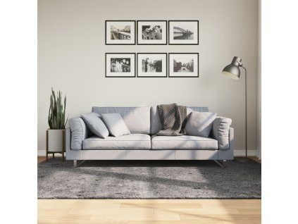 vidaXL Koberec HUARTE krátký vlas měkký a pratelný antracit 160x230 cm