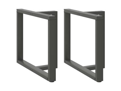 vidaXL Nohy k jídelnímu stolu ve tvaru T, 2 ks, antracitové, 90 x 35 x (72-73) cm, ocel