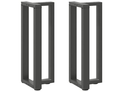 vidaXL Nohy konzolového stolku ve tvaru T, 2 ks, antracitové, 25 x 28 x (72-73) cm, ocel