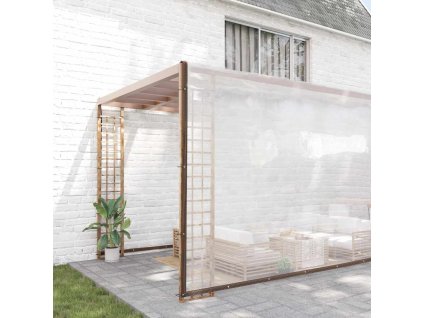 vidaXL Čirá plachta s oky 10x12 m polyethylen