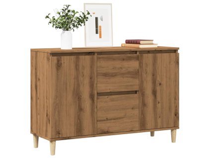 vidaXL Příborník dub artisan 102 x 35 x 70 cm kompozitní dřevo