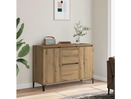 vidaXL Příborník dub artisan 102 x 35 x 70 cm kompozitní dřevo