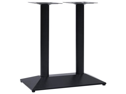 vidaXL Bistro stolová noha černá 70x40x72 cm litina