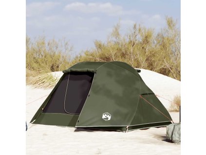 vidaXL Rybářský stan pro 3 osob olivově zelený nepromokavý