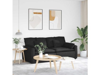 vidaXL Modulární pohovka s polštáři černá