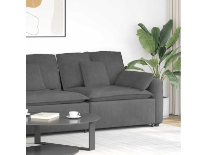 vidaXL Modulární pohovka Koncový modul s područkami a polštáři