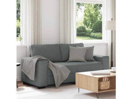 vidaXL Pohovka pro 2 osoby tmavě šedá 180x77x82 cm látka