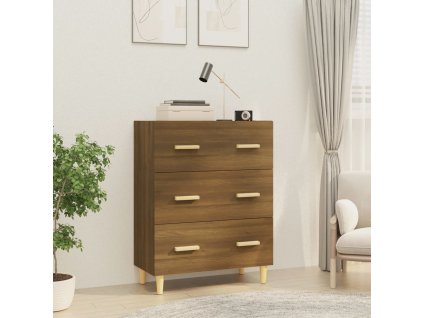 vidaXL Příborník hnědý dub 70 x 34 x 90 cm kompozitní dřevo