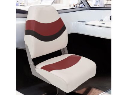 vidaXL 4dílné skládací sedadlo do člunu s vysokým opěradlem