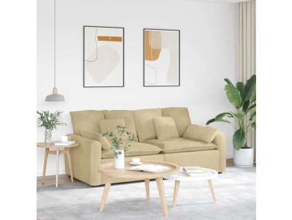 vidaXL Modulární pohovka s polštáři šedozelená