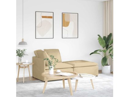 vidaXL Modulární pohovka s podnožkou&polštáře šedozelená