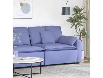 vidaXL Modulární pohovka koncový modul s područkami a polštáři 100 cm