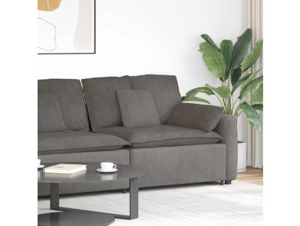 vidaXL Modulární pohovka koncový modul s područkami a polštáři 100 cm