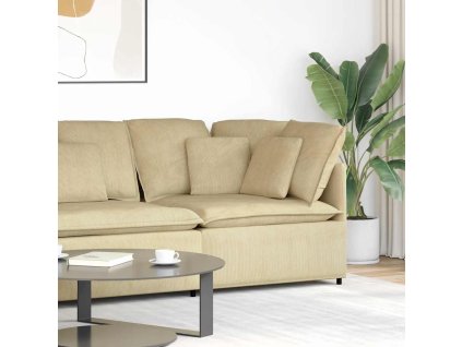 vidaXL Modulární rohová pohovka s polštáři šedozelená 100 cm