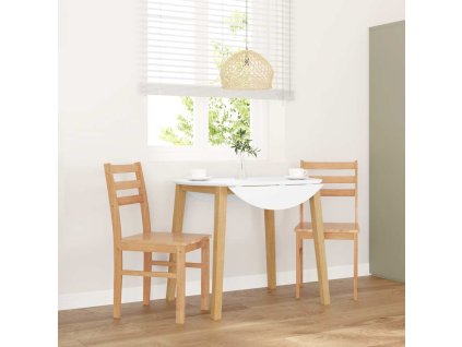 vidaXL Jídelní židle 2 ks z masivního dřeva Rubber