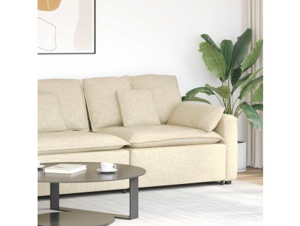 vidaXL Modulární pohovka koncový modul s područkami a polštáři 100 cm