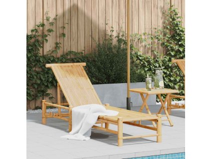 vidaXL Lehátko na opalování 55x199x30 cm Bamboo
