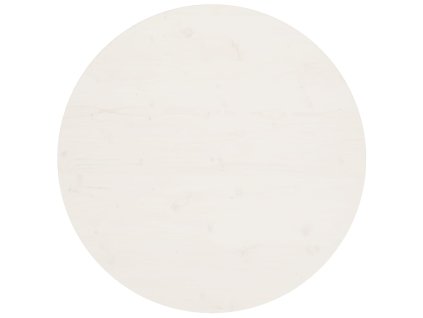 vidaXL Stolní deska bílá Ø 90 x 2,5 cm masivní borové dřevo