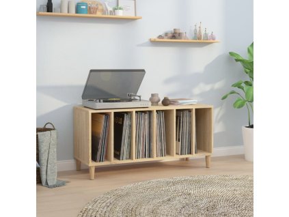 vidaXL Skříňka na LP desky dub sonoma 100x38x48 cm kompozitní dřevo