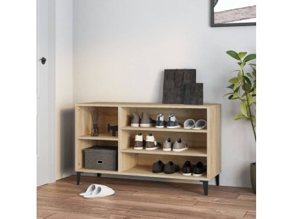 vidaXL Botník dub sonoma 102 x 36 x 60 cm kompozitní dřevo