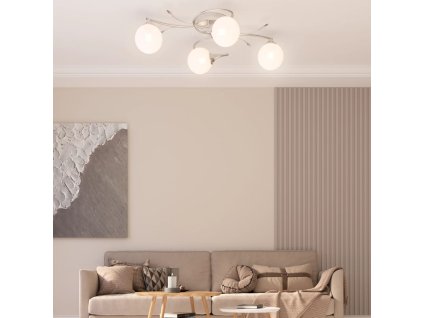 vidaXL Stropní svítidlo s kulatými drátěnými stínidly pro 4 LED G9