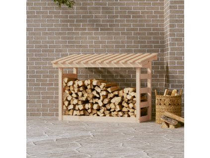 vidaXL Stojan na dřevo 108x64,5x110 cm masivní borovice