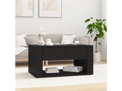 vidaXL Konferenční stolek černý 80 x 50 x 40 cm kompozitní dřevo