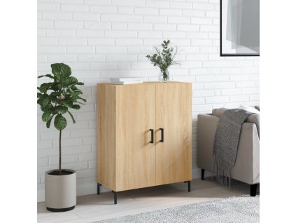 vidaXL Příborník dub sonoma 69,5 x 34 x 90 cm kompozitní dřevo