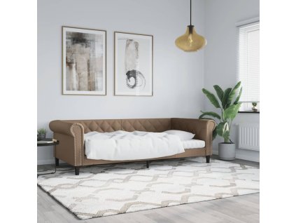 vidaXL Válenda cappuccino 80 x 200 cm umělá kůže
