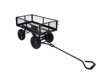 vidaXL Zahradní ruční vozík černý 250 kg