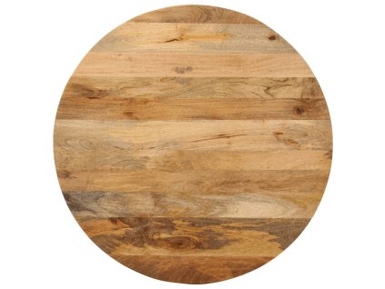 vidaXL Stolní deska Ø 80 x 3,8 cm kulatá masivní mangovníkové dřevo