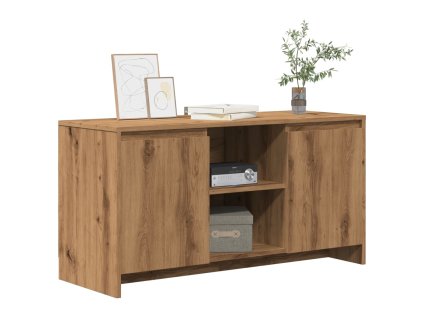 vidaXL TV skříňka dub artisan 102 x 37,5 x 52,5 cm kompozitní dřevo