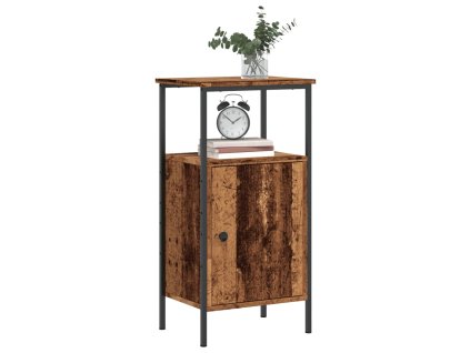 vidaXL Noční stolky 2 ks old wood 41 x 31 x 80 cm kompozitní dřevo