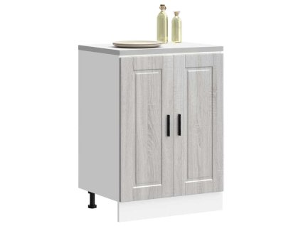 vidaXL Kuchyňská spodní skříňka "Porto" šedý sonoma kompozitní dřevo