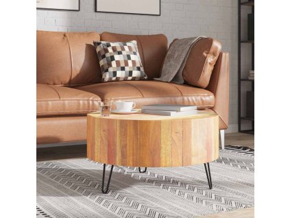 vidaXL Konferenční stolek masivní recyklované dřevo