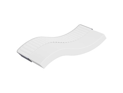 vidaXL Pěnová matrace středně měkká 90 x 190 cm