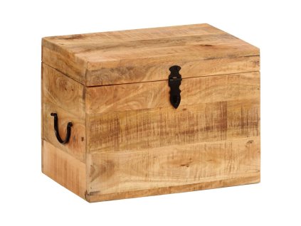 vidaXL Úložný box 39 x 28 x 31 cm masivní mangovníkové dřevo