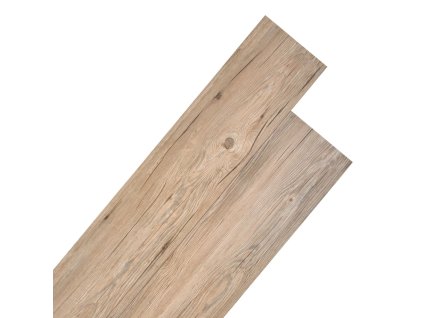 vidaXL Nesamolepicí PVC podlahová prkna 5,26 m² 2 mm dub hnědý