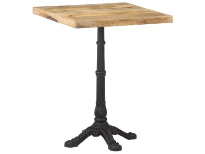 vidaXL Bistro stolek 60 x 60 x 77 cm hrubé mangovníkové dřevo