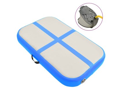vidaXL Nafukovací žíněnka s pumpou 60 x 100 x 15 cm PVC modrá