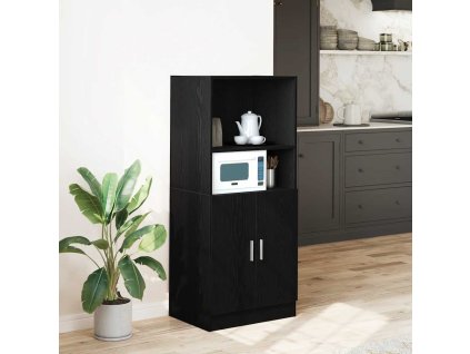 vidaXL Kuchyňská skříňka černá 57 x 41,5 x 131,5 cm kompozitní dřevo