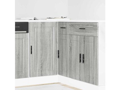 vidaXL Kuchyňská spodní skříňka "Porto" šedý sonoma kompozitní dřevo