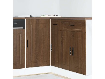 vidaXL Kuchyňská spodní skříňka "Porto" hnědý dub kompozitní dřevo