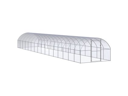 vidaXL Venkovní klec pro kuřata 3 x 16 x 2 m pozinkovaná ocel