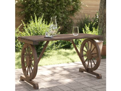 vidaXL Zahradní stůl 115 x 55 x 65 cm masivní jedlové dřevo