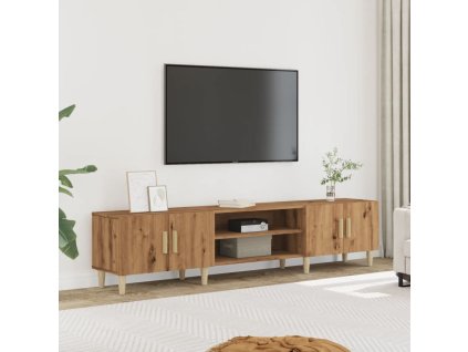 vidaXL TV skříňka dub artisan 180x31,5x40 cm kompozitní dřevo